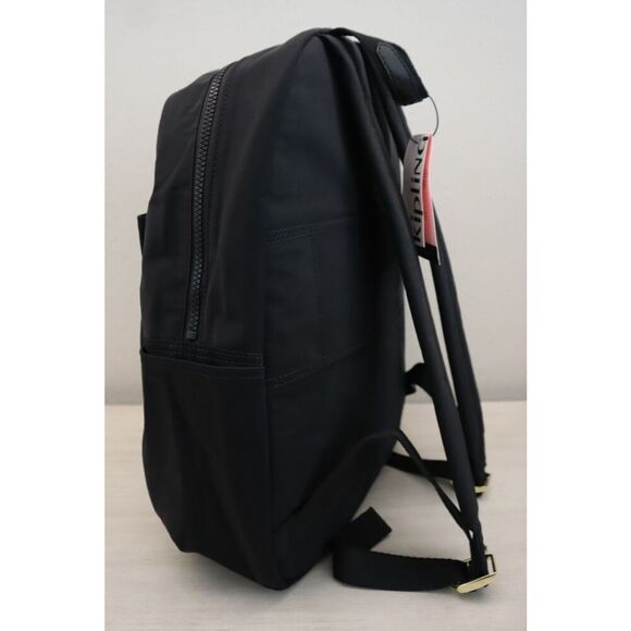 Kipling KIA2C8-0OX Women\'s One Size Jet Black Satin Carla Backpack